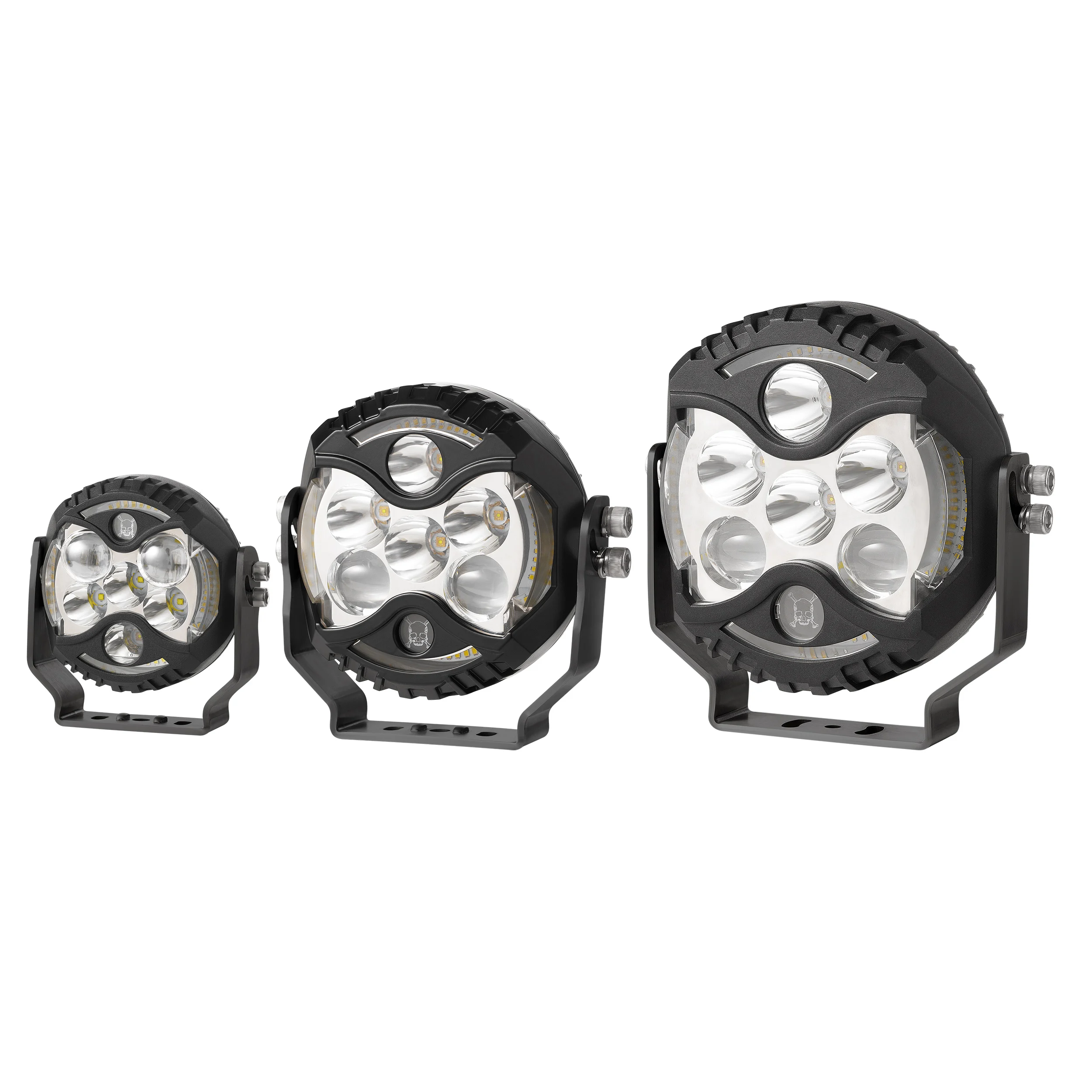 90W 5/7/9inch Front Bumper LED Work Light Side Shooter Driving Light Drl Led Round Work Lamps Amber Tractor Offroad