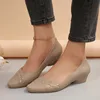 Summer Tide Outside Wearing Soft Only Sharp Comfortable Thick Heel Slippers for New Woman 6