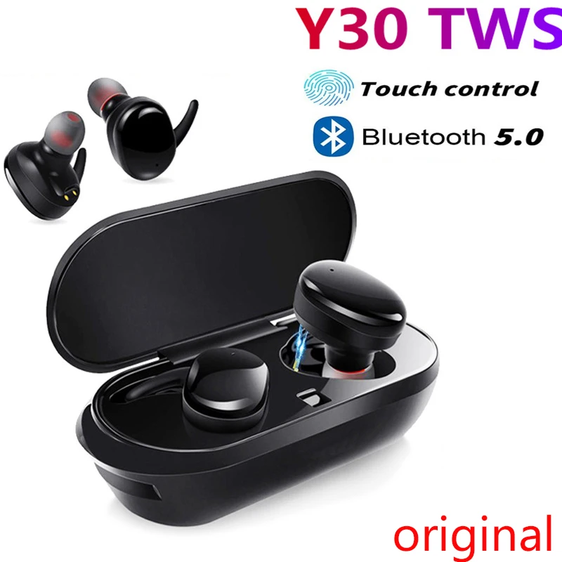 Original Y30 TWS Fone Bluetooth Wireless Headphones EarBuds Handsfree