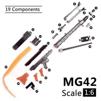 1/6 MG42 General Purpose Machine Gun Assemble Model Plastic Weapon For 12inch Soldier Military Building Blocks Toy 2