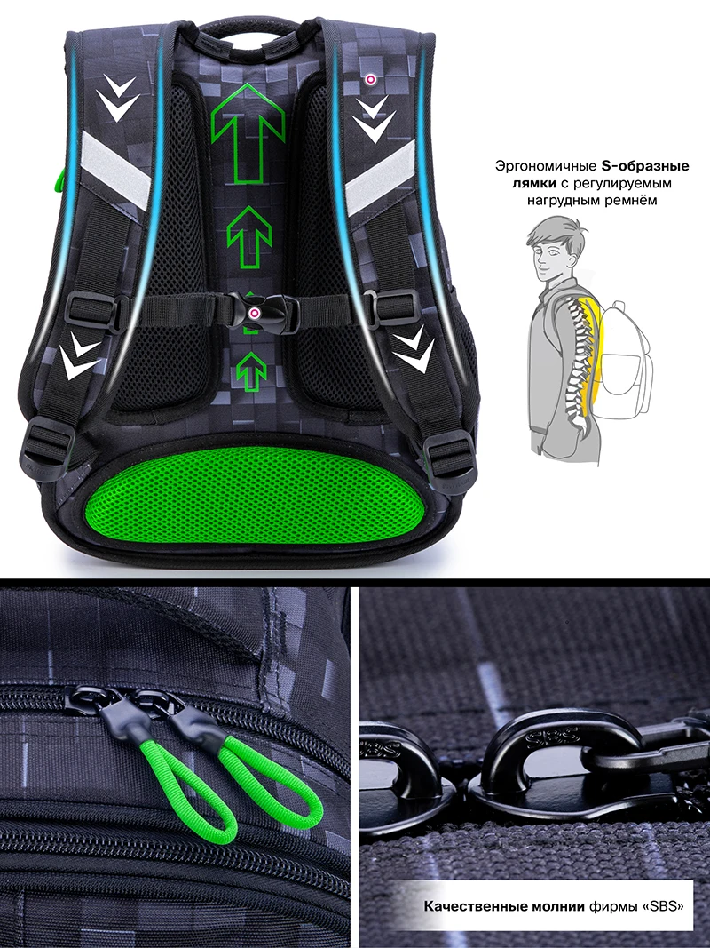 New Children School Backpack For Boys Cartoon Game Knapsack Boy Waterproof Backpacks Kids Satchels Space School Bags Primary 5