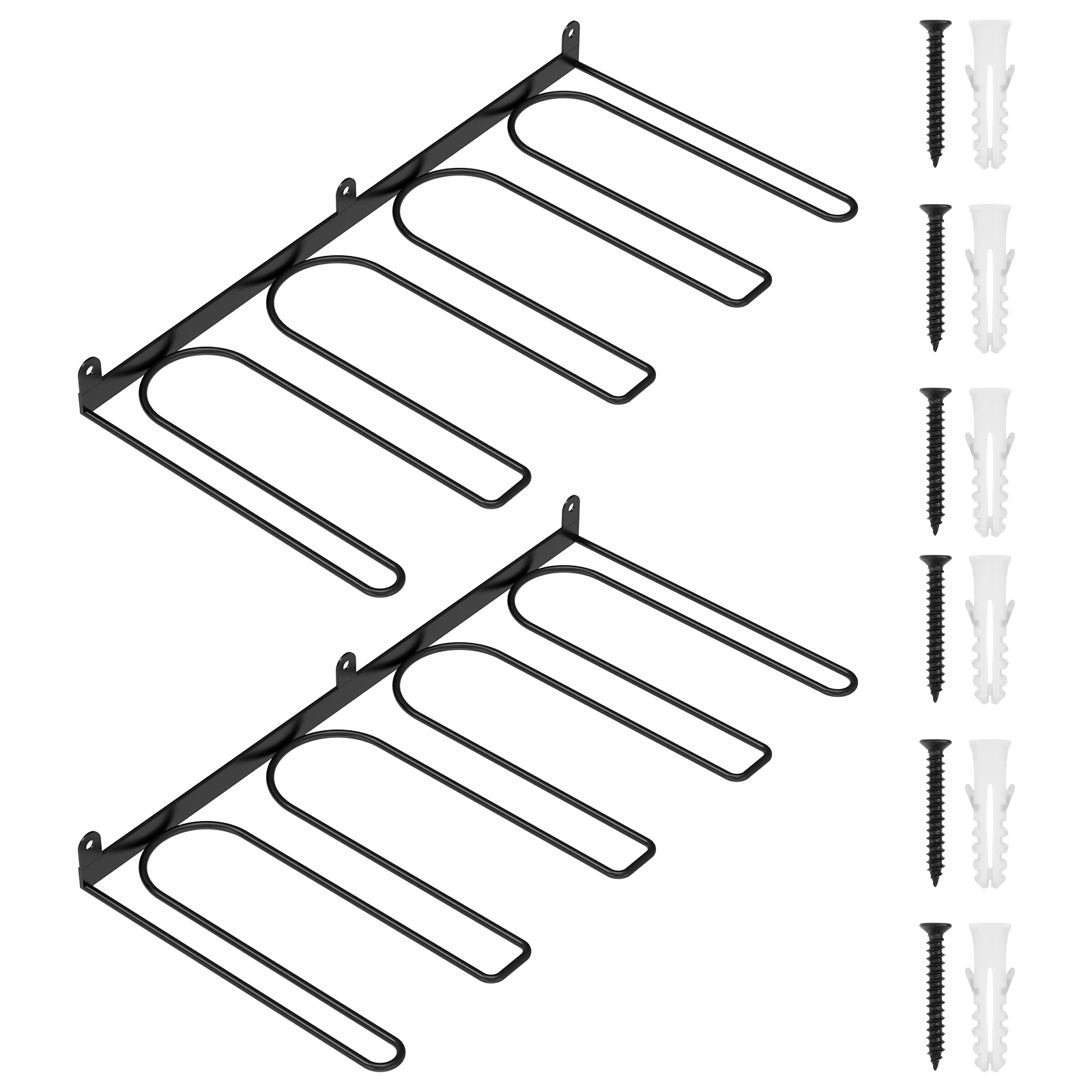 2PCS/Set Sturdy Boot Organizer Cowboy Boot Rack Multipurpose Metal Wires Holder Space Saving Metal Welly Storage Rack