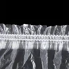 100Pcs Disposable Shower Bath Cap Plastic Waterproof Woman Head Hair Cover Bathing Hat Plastic 4