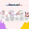 Little Fresh Theme Nail Stickers High-end Plaid Pattern Bow Black Rose INS Love Text Design Nail Art Decoration Decals 4