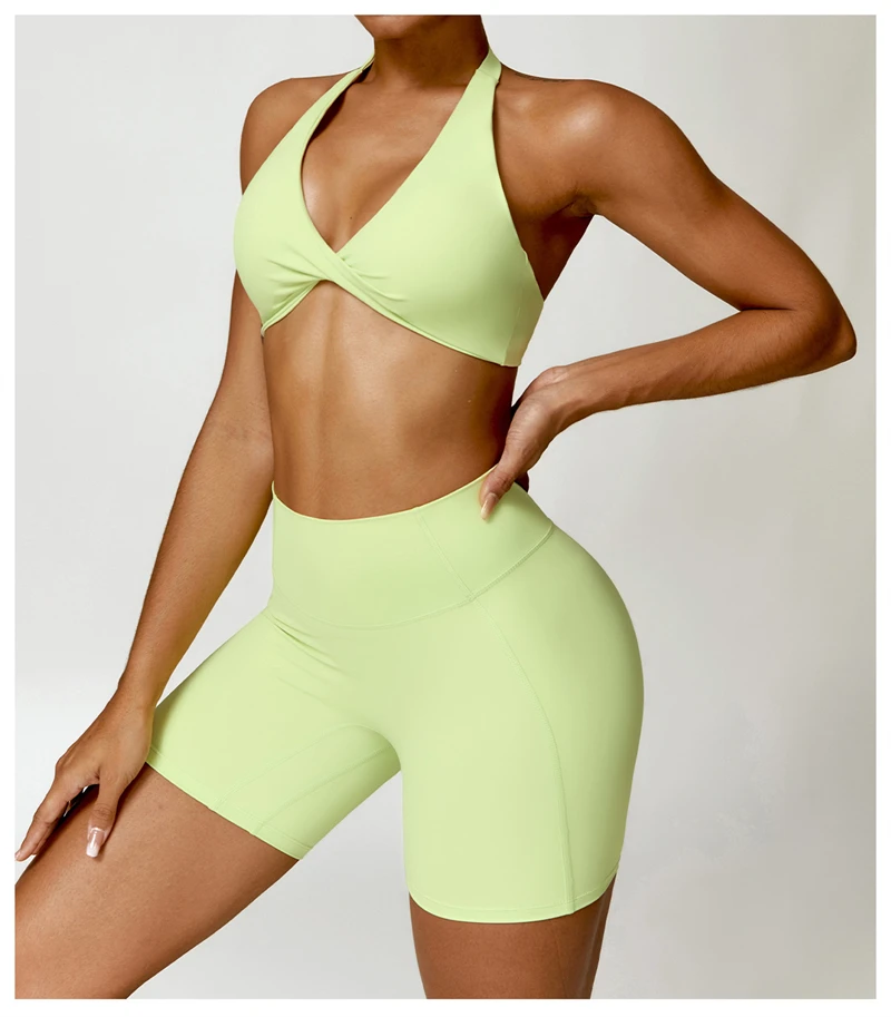 Sport Bra Leggings Suit 2PCS Yoga Set Nude Feeling Workout Sets Women Tracksuit Gym Push Up Fitness Running Workout Sportwear yoga set sports set gym workout set sportswear set fitness set sports bra set