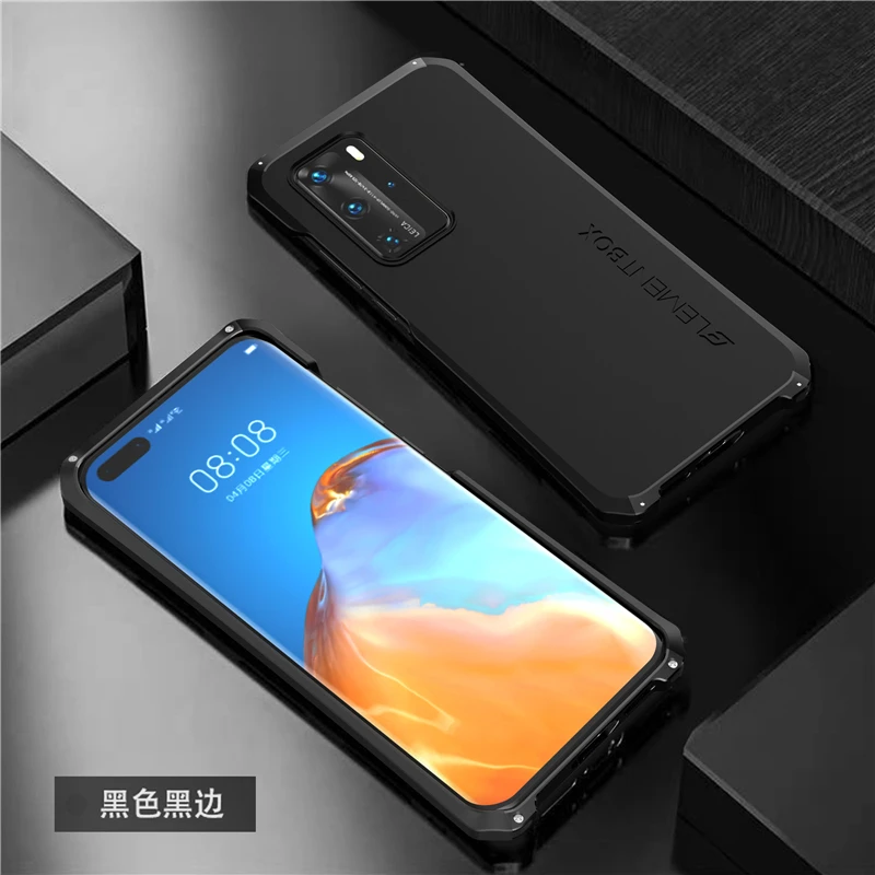 

Алюминиевый металлический бронированный противоударный чехол для Huawei P50 P40 Pro Mate 50 40 30, жесткий пластиковый защитный чехол-накладка, оболочка, чехлы