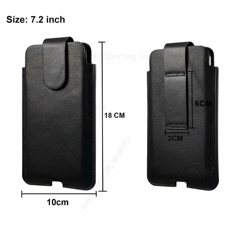 Magnetic Flip Phone Leather Case For OPPO Reno 10 9 Pro Plus Belt Clip Waist Bag For Reno8 T 8 Lite 7Z 6Z 9 Pro Plus Phone Pouch