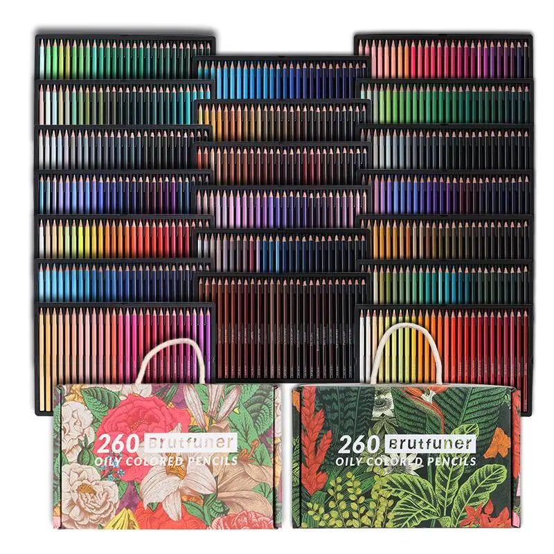 

520 цветных карандашей histfuner, профессиональные, цветные, Набор цветных карандашей, для рисования, товары для рукоделия, для школы