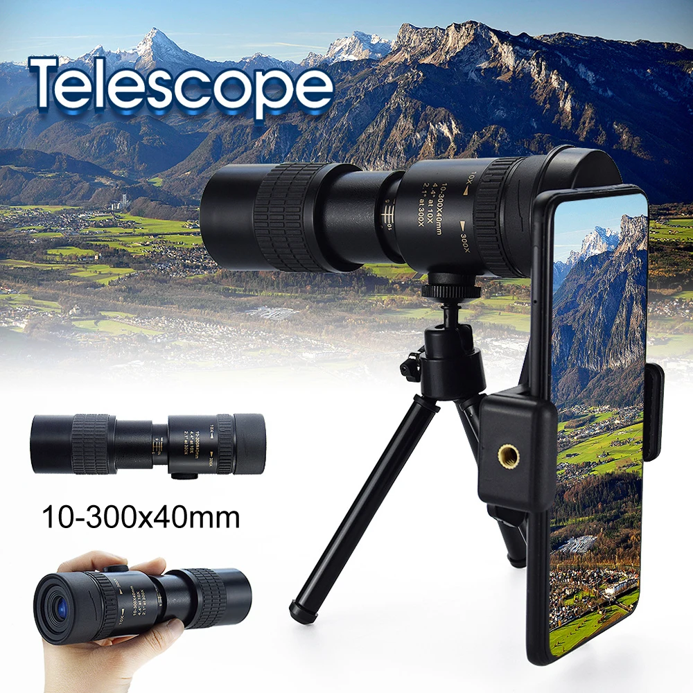 Téléobjectif Fotogear 400mm Pour Smartphone IPhone - Noir, Aluminium, Neuf