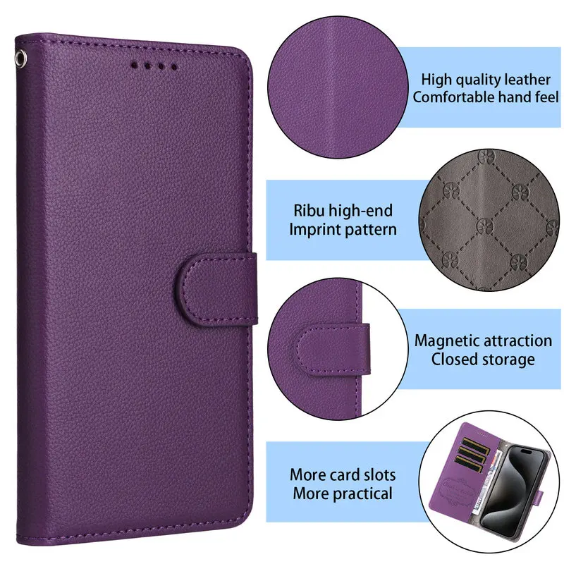 Carcasa Vivo V40 Se 5g Iling Funda Flip Funda Cartera Vivo V40 SE 5G ILING - Cuero PU Con RFID Y Soporte Funda Magnética Vivo Fundas Vivo V40 Se 5g