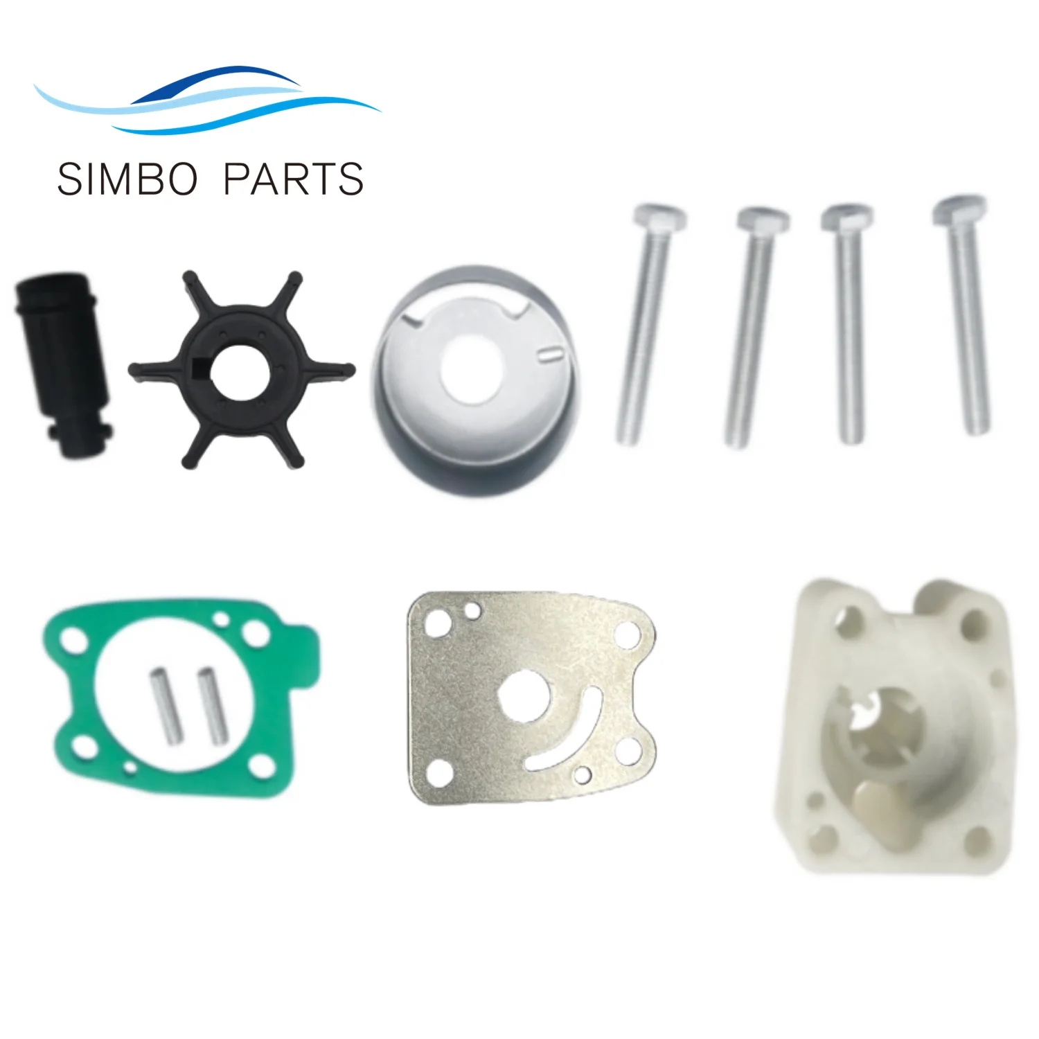 Kit Di Riparazione Della Pompa Dell'Acqua Muslimex Per Yamaha 4 Tempi 4Hp 5Hp 6Hp Fuoribordo Muslimexmuslimah