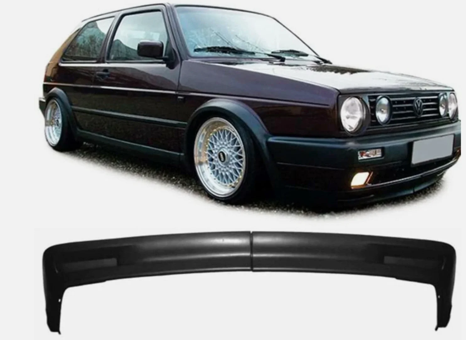 폭스바겐 골프 제타 MK2 빅 범퍼 KR 19E GTI GLI용 프론트 범퍼 스..