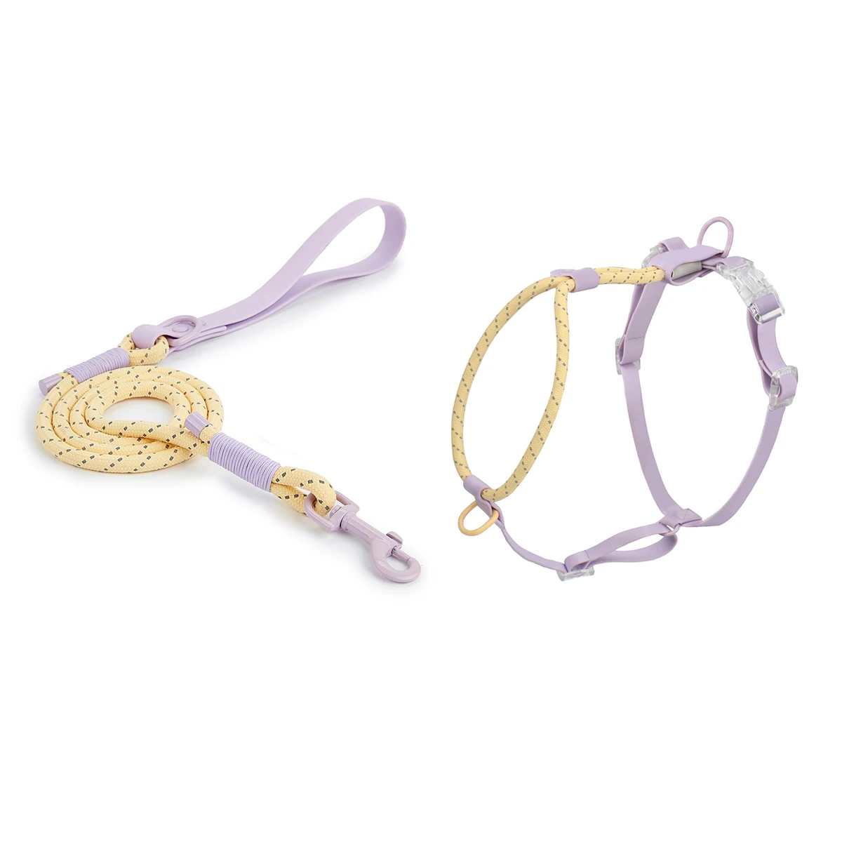 Summer cooling Pet Harness Leash Set For medium & Large dogs No Pull Nylon Adjustable - PeticaDeals