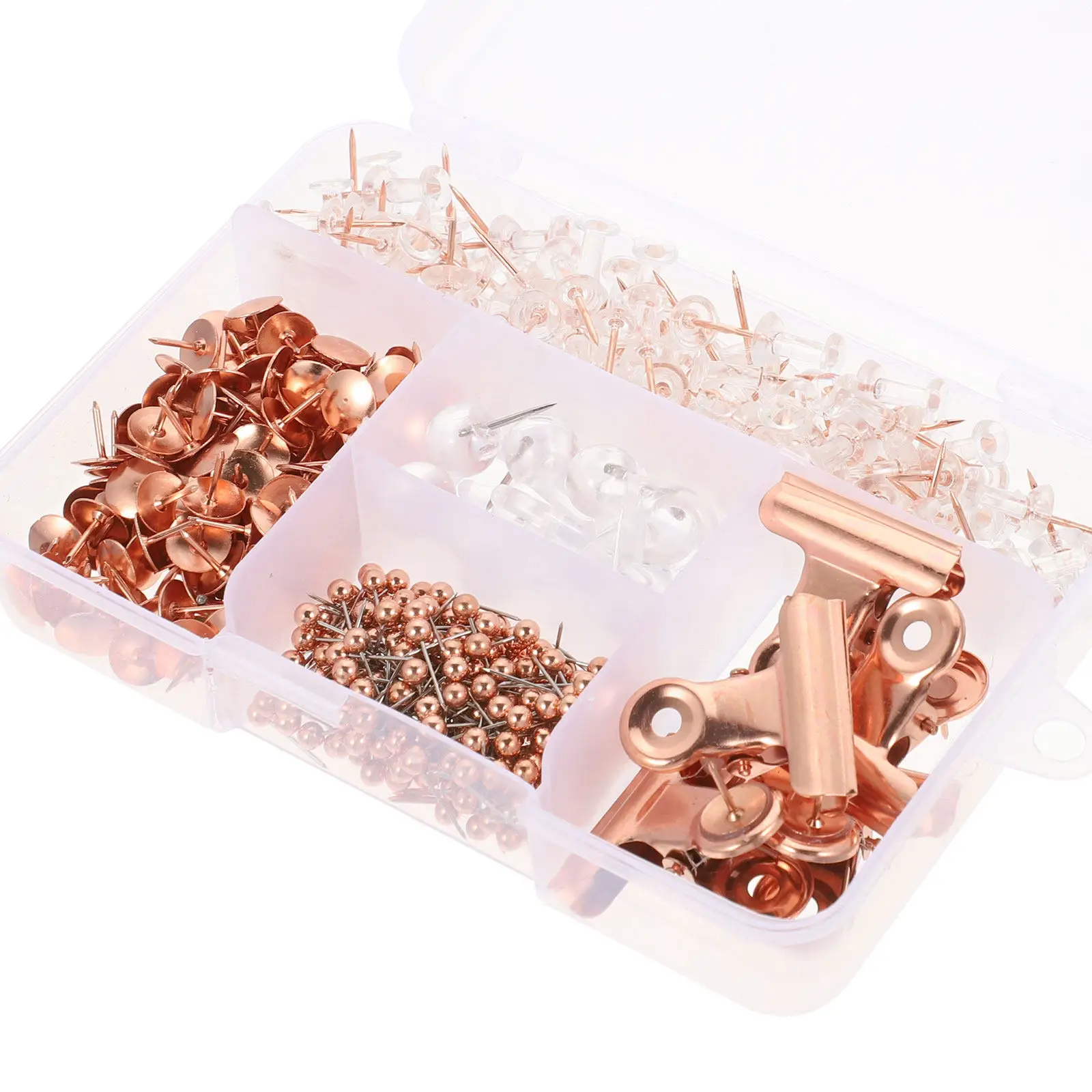 1세트 헤비듀티 금속 종이 클립, 헤더핀, 바인더 클립, 문서 정리, 영수증, 돈 파일 등을 위한 장 사무용품