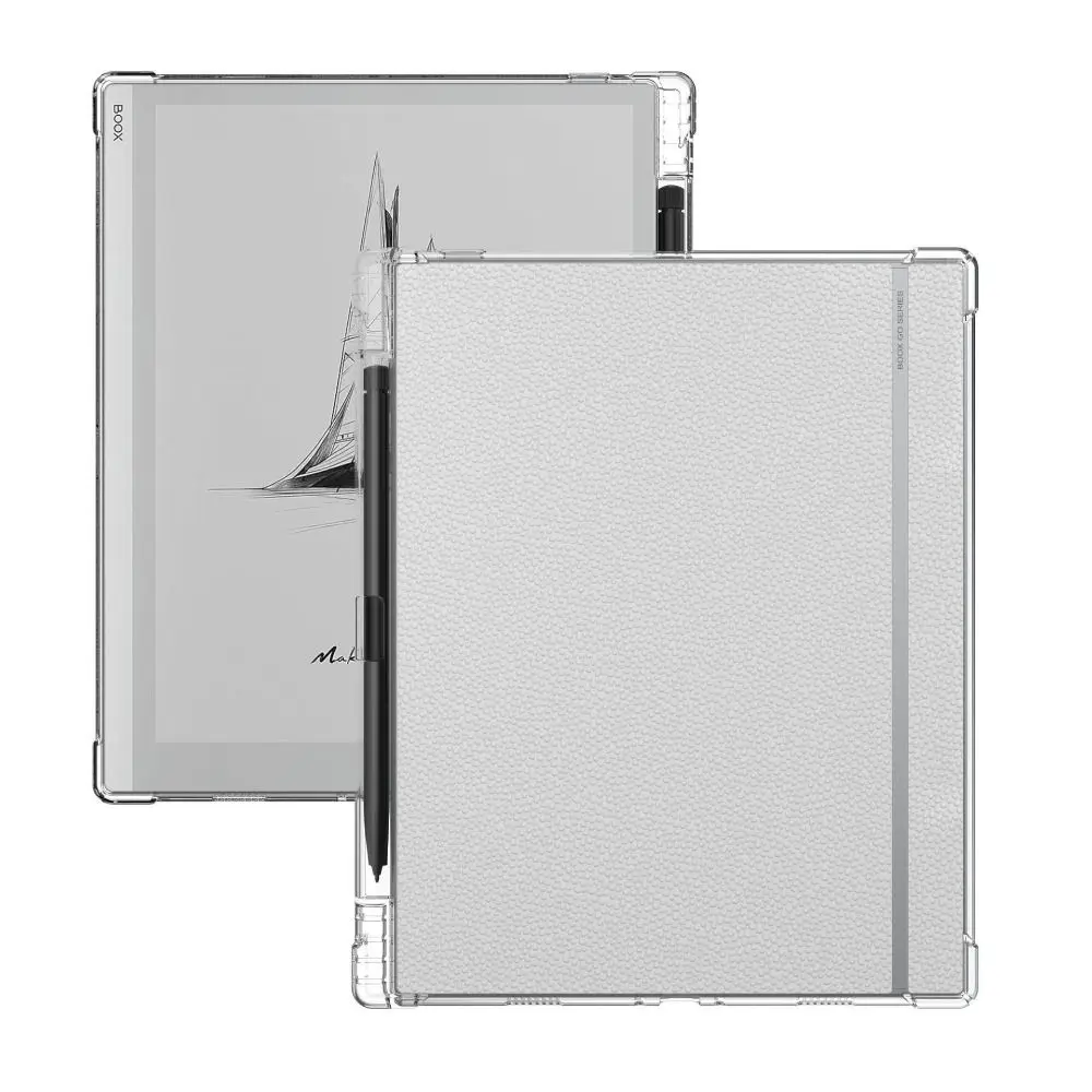 Tablet Case TPU Soft e-Reader Cover for Boox GO/Palma/Note Air 3 C/X3 Pro ePaper Protective Shell with Pen Holder 6-10.3 inch