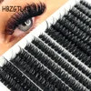 60D/80D Mink Eyelashes 100/280 Bundles Natural Eyelash extension 3D Russia Volume Individual Eyelash Cluster Makeup Tools Lashes 1