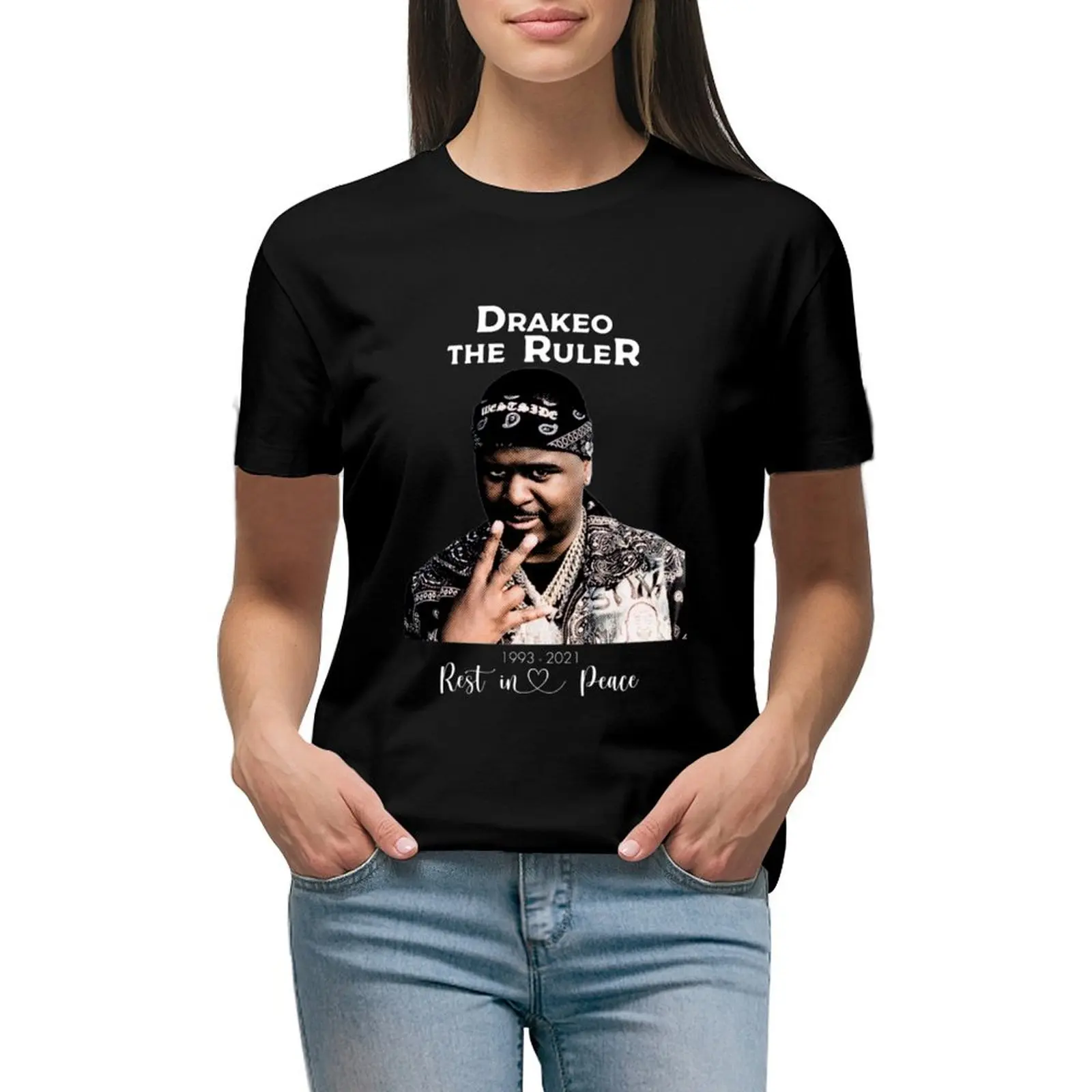 

Drakeo The Ruler T-shirt Aesthetic clothing aesthetic clothes t-shirt dress for Women sexy