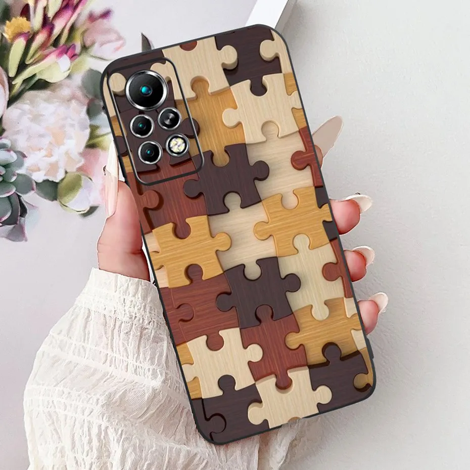 Sleek Black Silicone Soft Back Phone Case - New Design