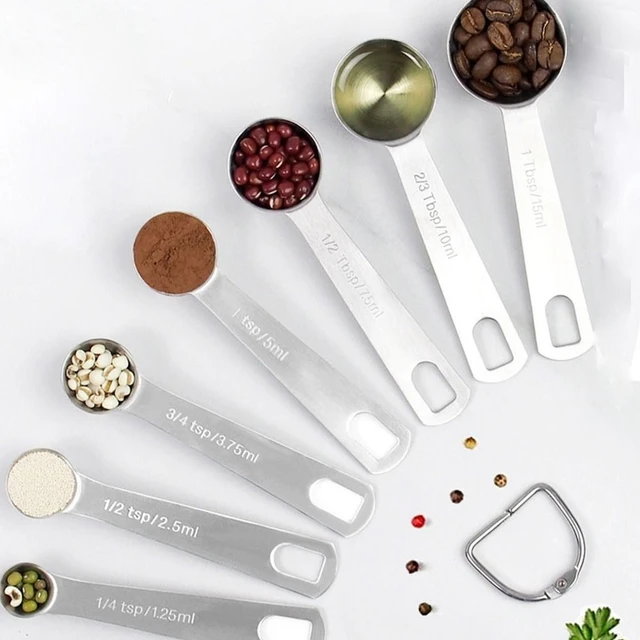 Stainless Steel Measuring Cups Spoons Made Usa  Best Measuring Cups Spoons  Set - Set - Aliexpress