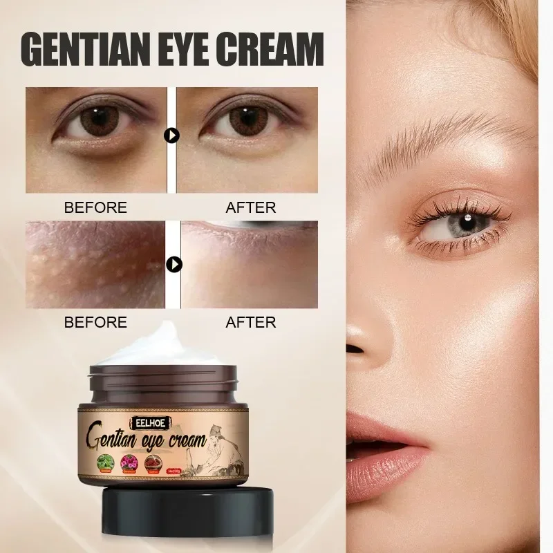 Moisturizing Anti-puffiness Eye Serum Women Remove Dark Circles Fine Lines Fat Particles Eye Cream Fast Reduces Eyes Bags Cream 80g 60pcs sadoer golden snail eye mask moisturizing remove dark circle anti puffiness fade fine lines hydrating brighten eyes