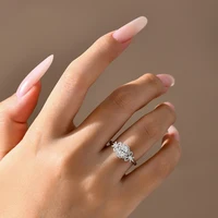 ATTAGEMS Luxury Moissanite Rings Oval Cut 925 Sterling Silver Ring Women Bow Design For Engagement Wedding FineJewelry Certified 5