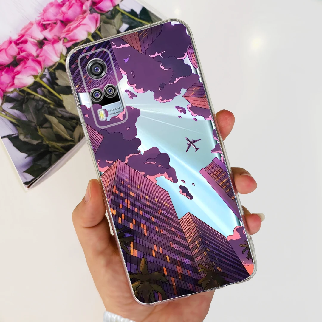 Stylish Painted Soft Slim Phone Case – Artistic Design Protective Cover