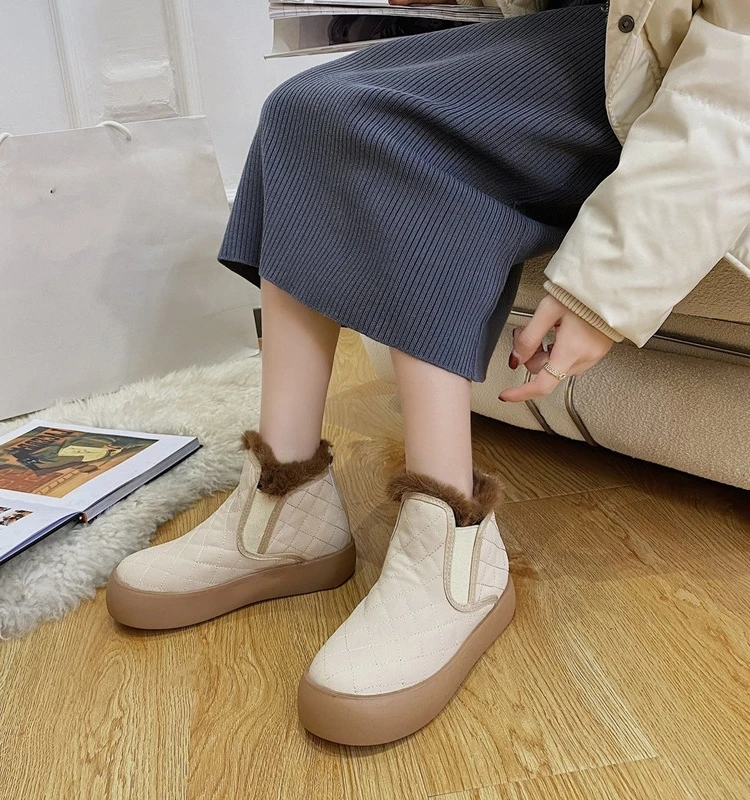 

Женские резиновые сапоги на плоской подошве, сапоги с круглым носком на платформе, женская обувь, зимняя обувь в стиле «Лолита», Дамская обувь на среднем каблуке, 2023