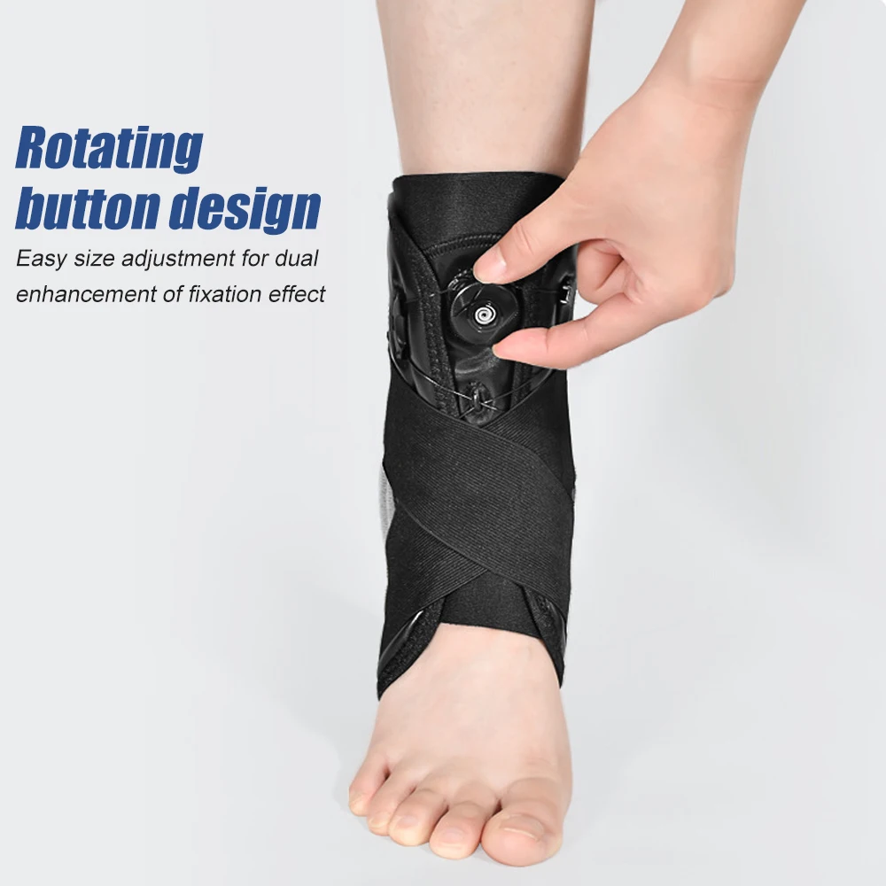 Professzionális Bokarögzítő Acél Merevítéssel – Állítható Sport és Rehabilitációs Bokatámasz S3289392cbafa4c6ba3c6229f55929f836