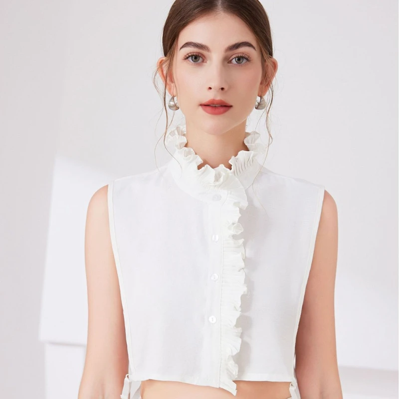 Chemisier Femme Vince Camuto Bleu à Volants - Imprimé Floral - Tailles L Et XL - Neuf Avec Étiquettes