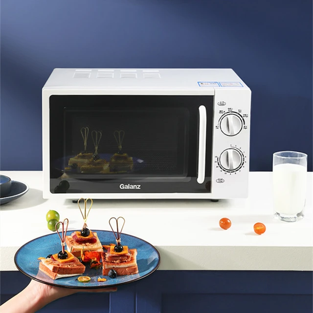 20 Litre Flat Panel Microwave Oven Small Size 6 Gears Precise Temperature  Control Knob Operation Microwave - Microwave Ovens - AliExpress