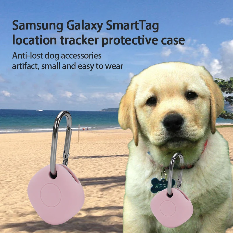 2PCS/Set Protective Case For Samsung Galaxy SmartTag Pet Cat Dog Tracker  Device Anti-lost Silicone Protector Cover Smart Tag