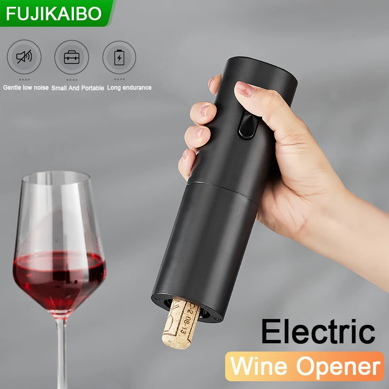 Şarjlı Şarap Şişesi Açacağı Otomatik Tirbuşon