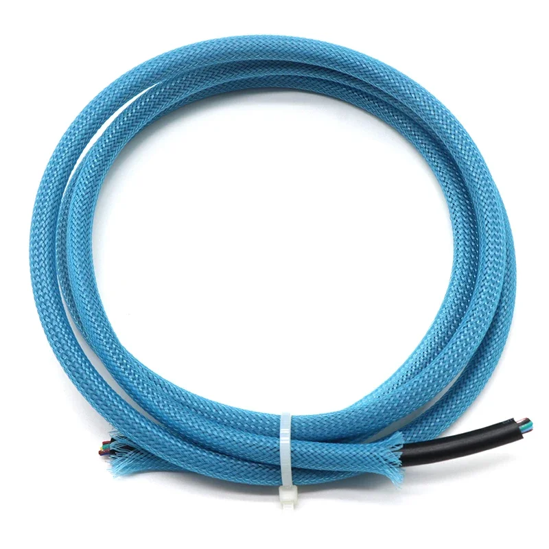 PET Braided Wire Sleeve 1/5/10M 2 4 6 8 10 12 16 20 25 30 40mm Tight High Density Insulated Cable Protection Expandable UV