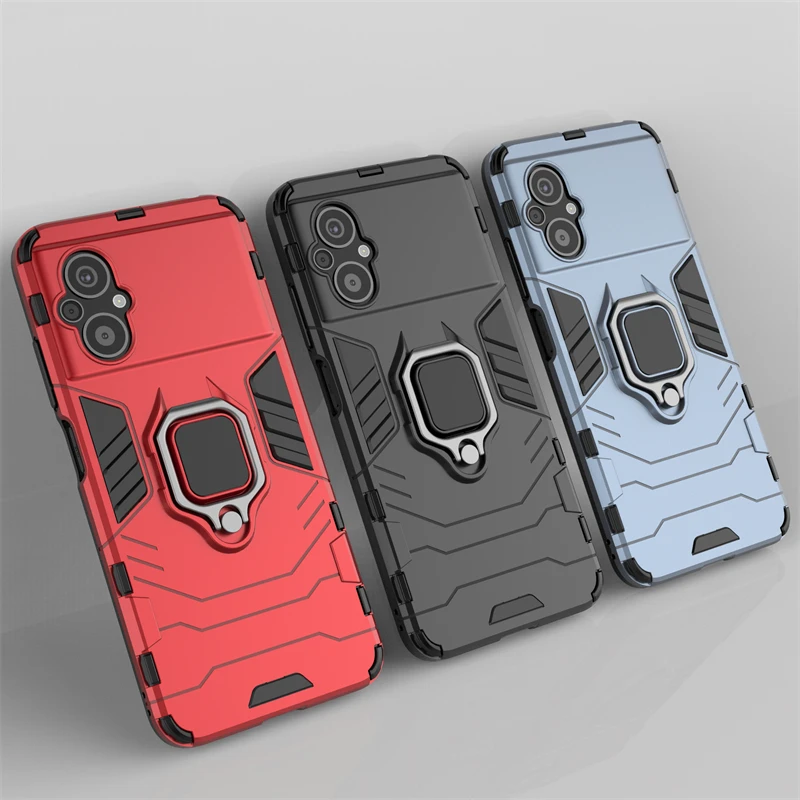 Per Cover Xiaomi Poco M5 Custodia Per Poco M5 Capas Anello Antiurto Supporto Magnetico Cover Per Poco X4 M4 Pro F3 F4 Gt M5S M5 Fundas
