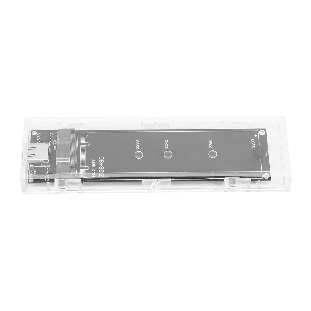 M.2 NGFF SATA  SSD ܺ Ŭ, B-Ű B + M Ű, ָ Ʈ ũ ڽ, 22230, 2242, 2260, 2280mm SSD  ʿ 