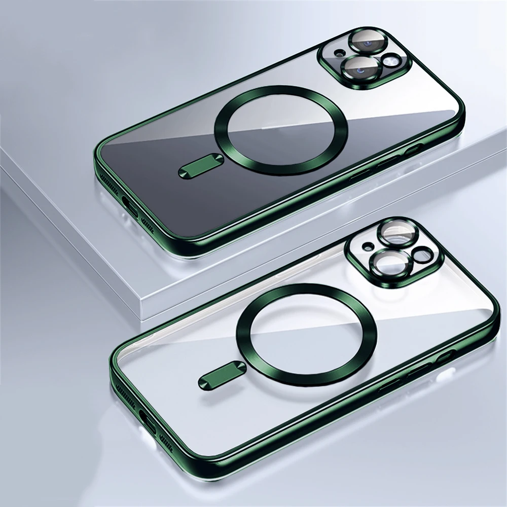 Premium Magnet-Plated Magsafe-Ready Protective Case with Full Camera Coverage