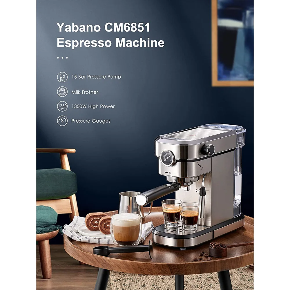 SILVERCREST® KITCHEN TOOLS Espresso Machine Slim, 1350 W, 53% OFF