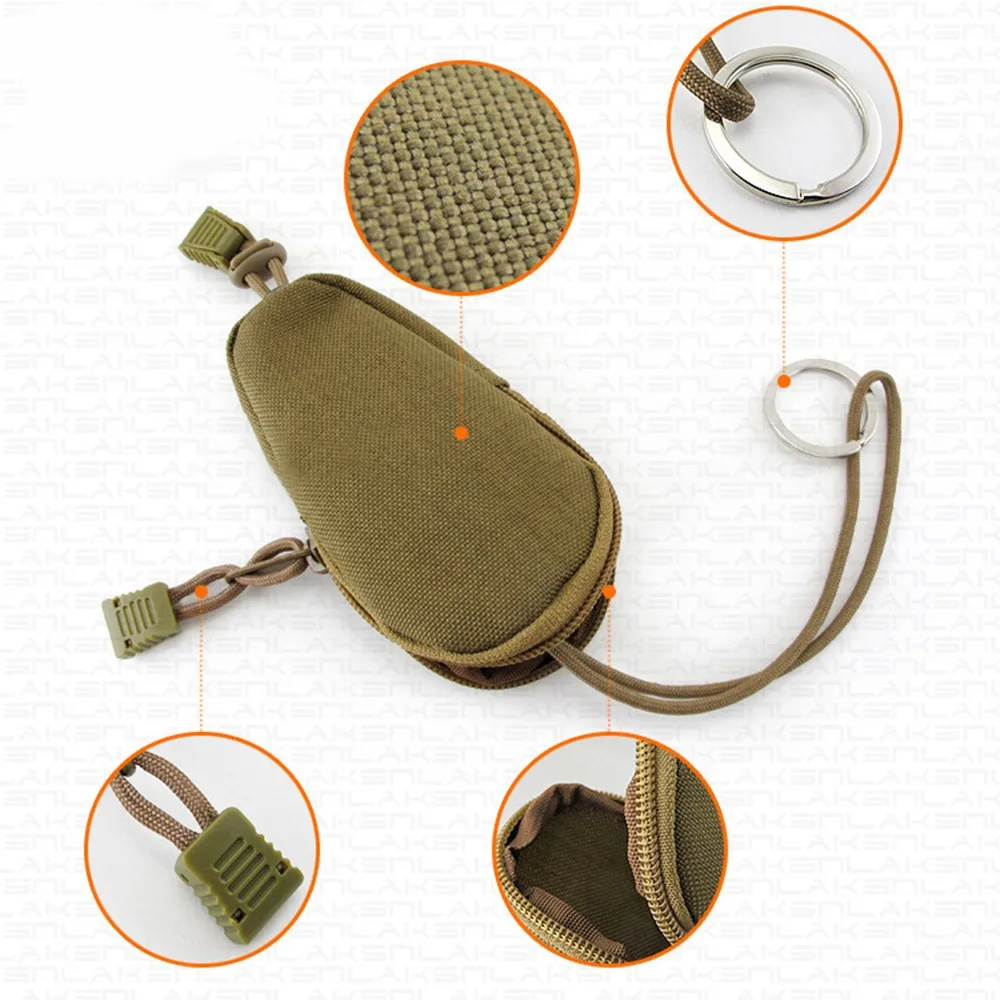 Key Organizer Key Case Key Purse Key Holder Coin Purse Portable Mini Key Holder Oxford Cloth Mini Zipper Case Multipurpose Men for Outdoor