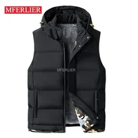 Autumn WInter 10XL 150kg Large Size Men Vest 9XL 8XL Bust 150cm Loose Fleece Vests 1