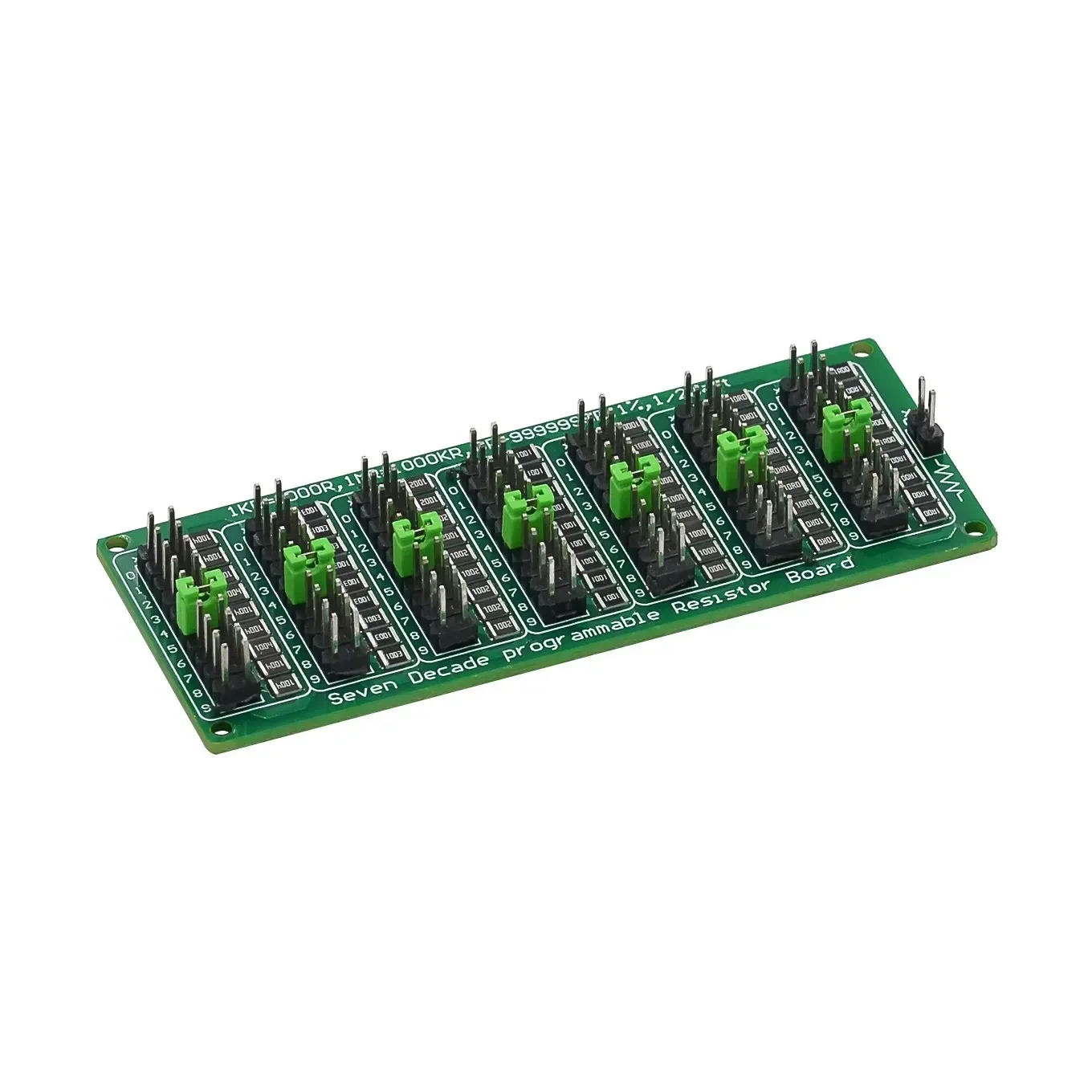 Программируемый модуль сопротивления SMD на восемь десятых дней, 0,1 R-9999999.9R 12-9.99999mr (0-10 мс), точность шага R, Вт (art.: 3920c64bbf71d) - 3920c64bbf71d