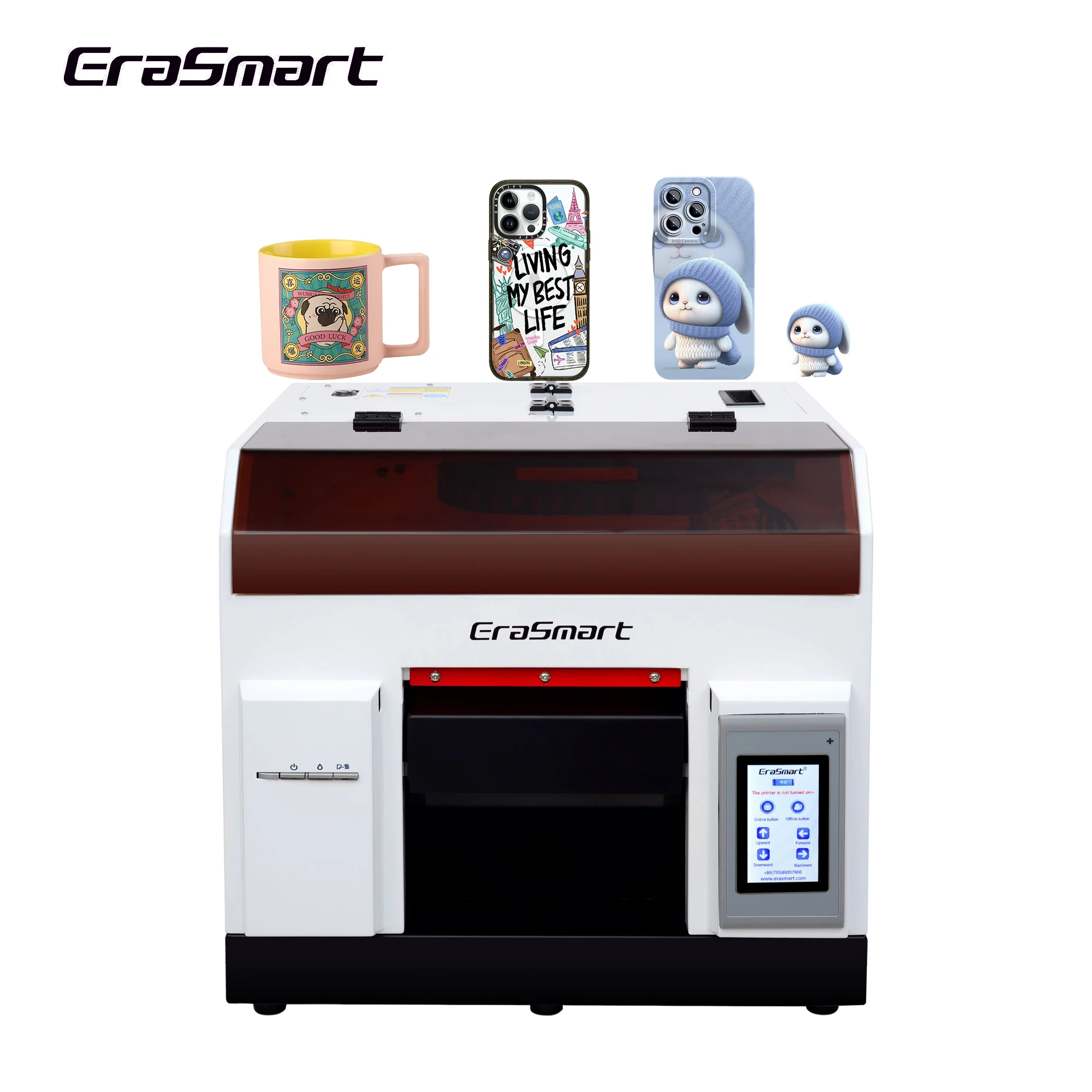 

EraSmart UV Flatbed Printer Price Mini size A4 UV Printer For Phone Case