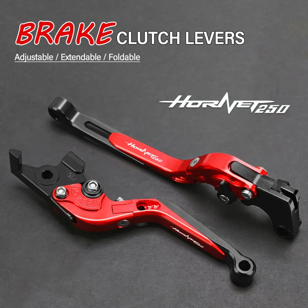 

FOR Honda hoRnet 250 HORNET HORNET250 2001 Motorcycle Hand Brake Clutch Adjustable Levers Handle Folding Extendable Lever grip