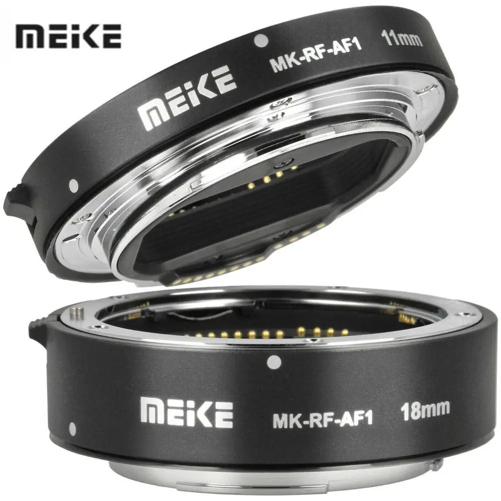 Meike MK-RF-AF1 13mm 18mm Metal AF Full Frame Macro Extension Tube Adapter Ring