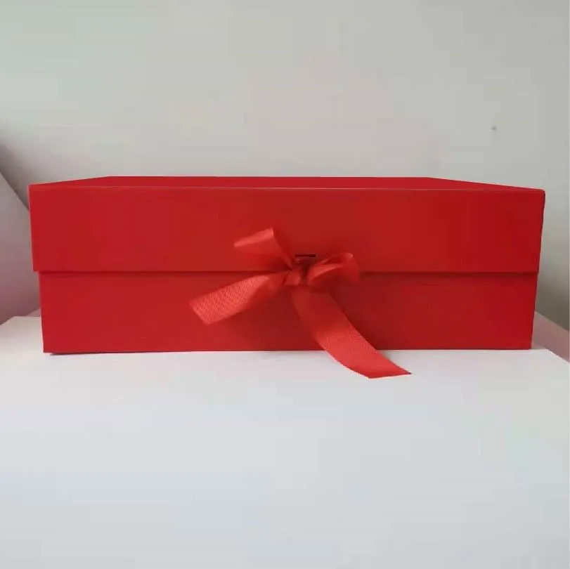 Customized Cardboard Folding Box Bow Gift Box Magnetic Flip Box Packaging 11 S328a2785f8d34d03979251925c9d2b31C