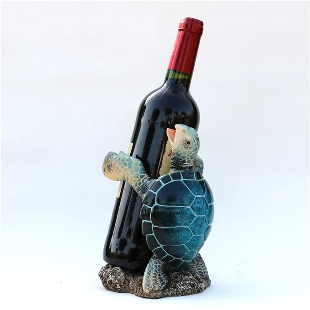 3729-006938.jpg Présentoir porte bouteille de vin tortue