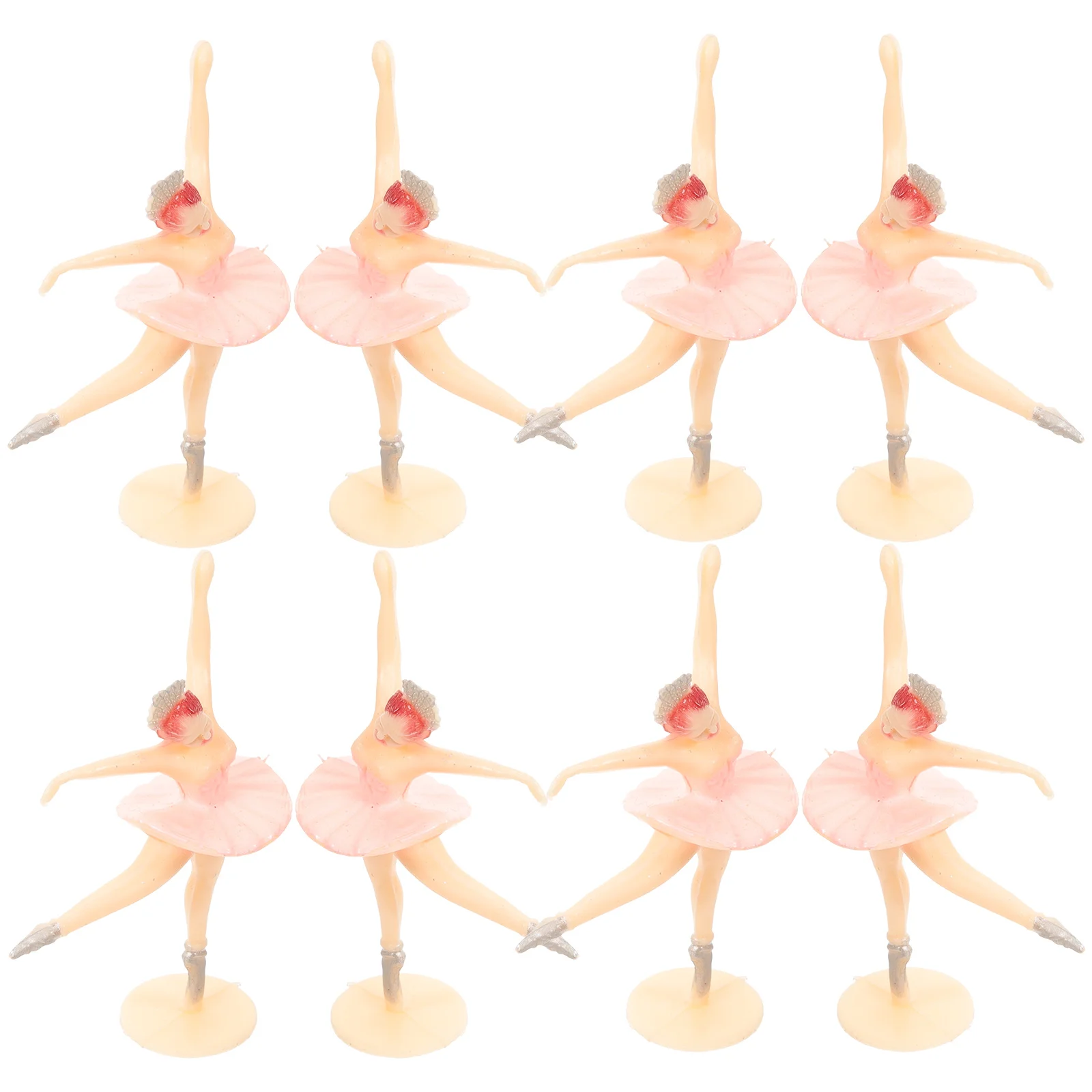 

Dancing Girl Statue Little Ornaments Gift Bouquet Decorations Party Festive Supplies Small Gifts 12pcs (pink)
