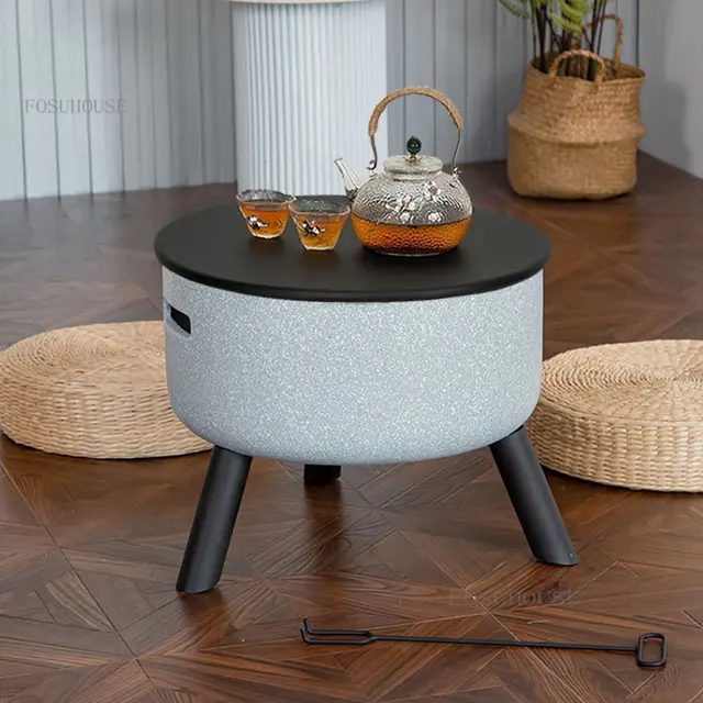 Háztartási Faszén Barbecue Kályha Udvari Tűz Pit Grill Kültéri Party Brazier Kert Fűtő Terasz Bútor U - Image 2