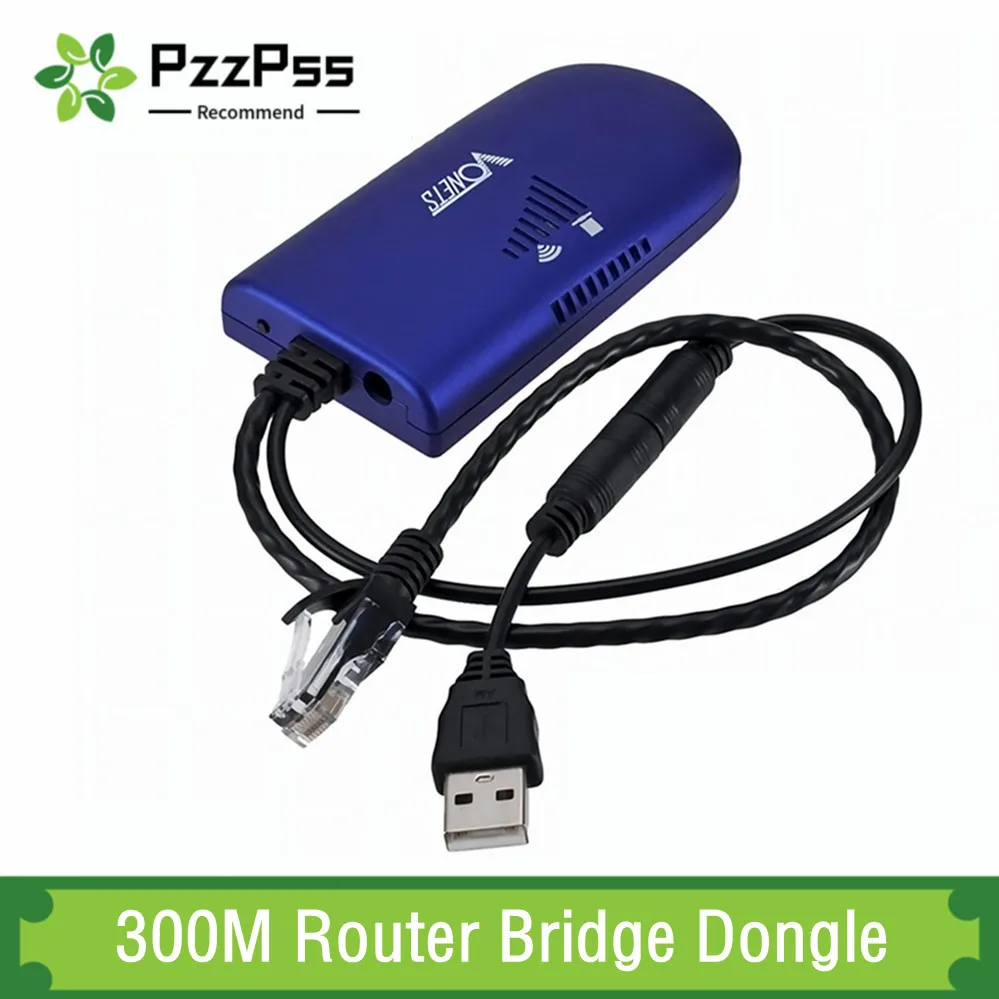 

PzzPss Mini VAP11G-300 RJ45 Wifi Wireless Bridge Wi fi Repeater Routers WI-FI For PC Computer Networking Camera Monitor Q15183