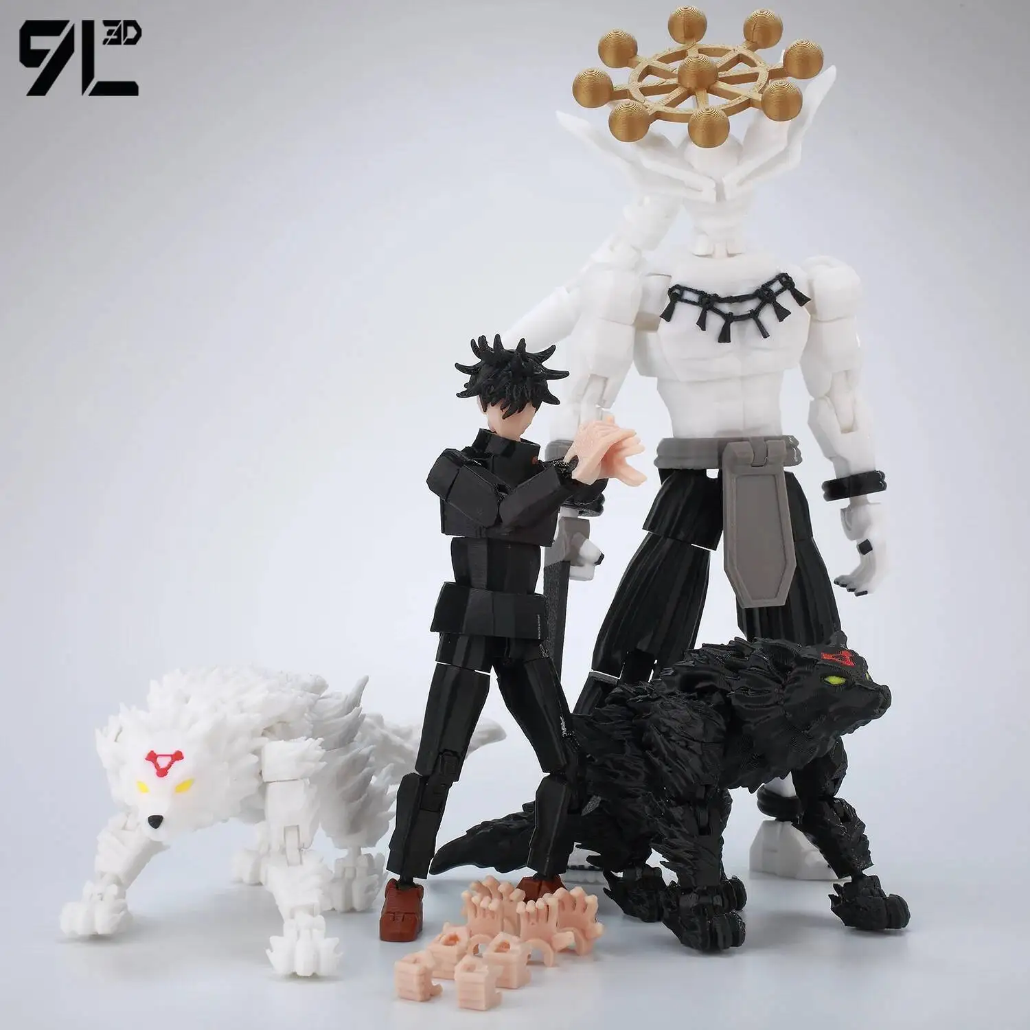 9L3D Printed Anime Jujutsu Kaisen Sukuna Yuji Yuta Satoru Gojo