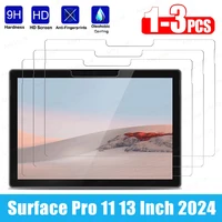 1-3 Packs Screen Protector Tempered Glass For Microsoft Surface Pro 11 13 Inch 2024 HD Clear Anti Scratch Tablet Screen Film 1